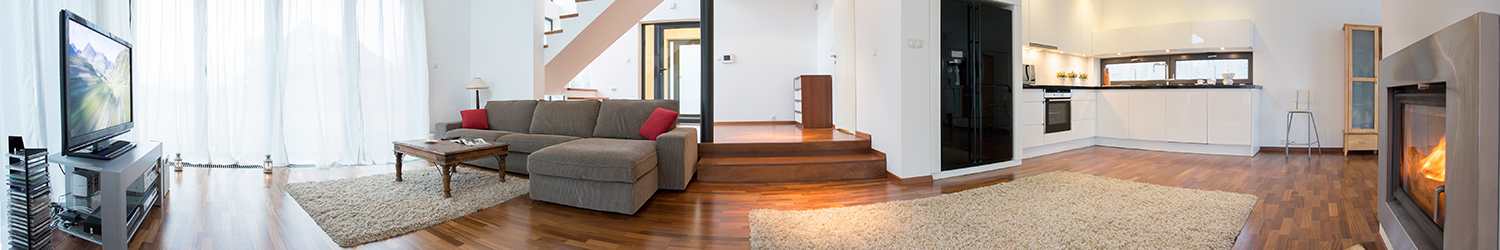 image of an interior of an open floor plan home