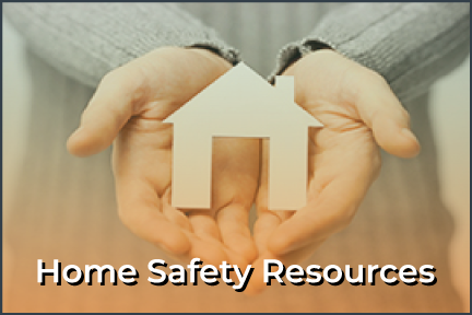 woman holding a tiny home in both her hands with orang overlay